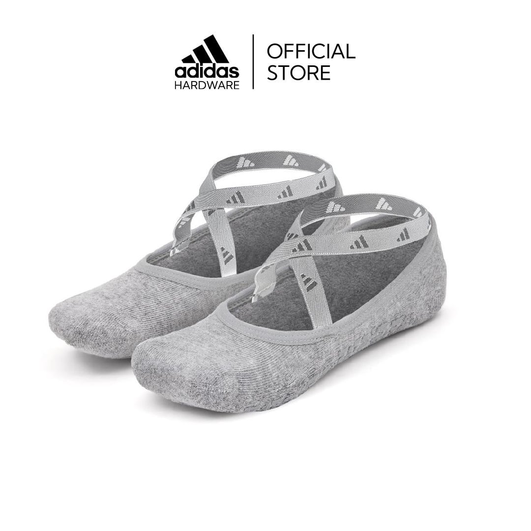 ถุงเท้าโยคะ ADIDAS ADYG-30202GR สีเทา SIZE M/L 1 คู่_0